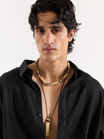 Load image into Gallery viewer, Black Linen Cropped Shirt