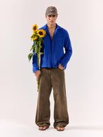 Load image into Gallery viewer, Royal Blue Gauze Holiday Shirt (Pre-order)