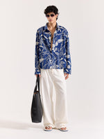 Load image into Gallery viewer, Blue Safari Printed Shirt
