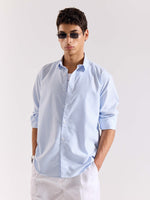 Load image into Gallery viewer, Relaxed Fit Blue Striped Shirt