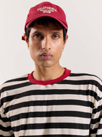 Load image into Gallery viewer, Bold Black &amp; White Striped Loose Fit Cropped T-Shirt