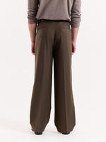 Load image into Gallery viewer, Brown Baggy Fit Trousers