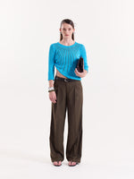 Load image into Gallery viewer, Brown Baggy Fit Trousers