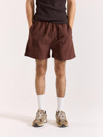 Load image into Gallery viewer, Brown Textured Shorts (Pre-order)