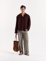 Load image into Gallery viewer, Chocolate Opal - Drape Shirt
