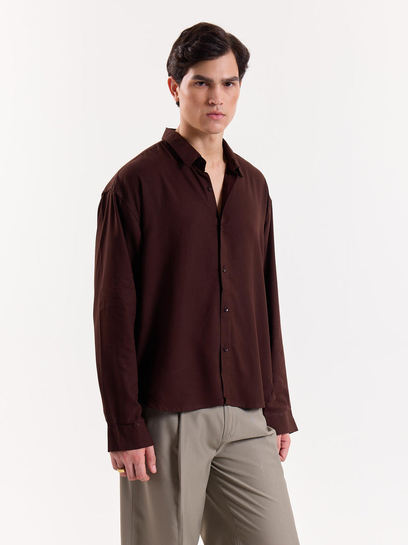 Chocolate Opal - Drape Shirt