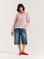 Load image into Gallery viewer, Code Red Loose Fit Cropped T-Shirt