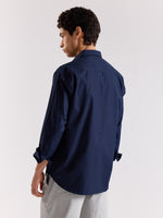 Load image into Gallery viewer, Dark Blue Poplin Shirt