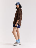 Load image into Gallery viewer, Dark Brown Poplin Shirt