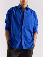 Load image into Gallery viewer, Electric Blue Poplin Shirt