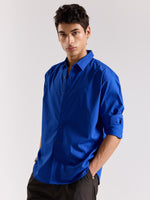 Load image into Gallery viewer, Electric Blue Poplin Shirt