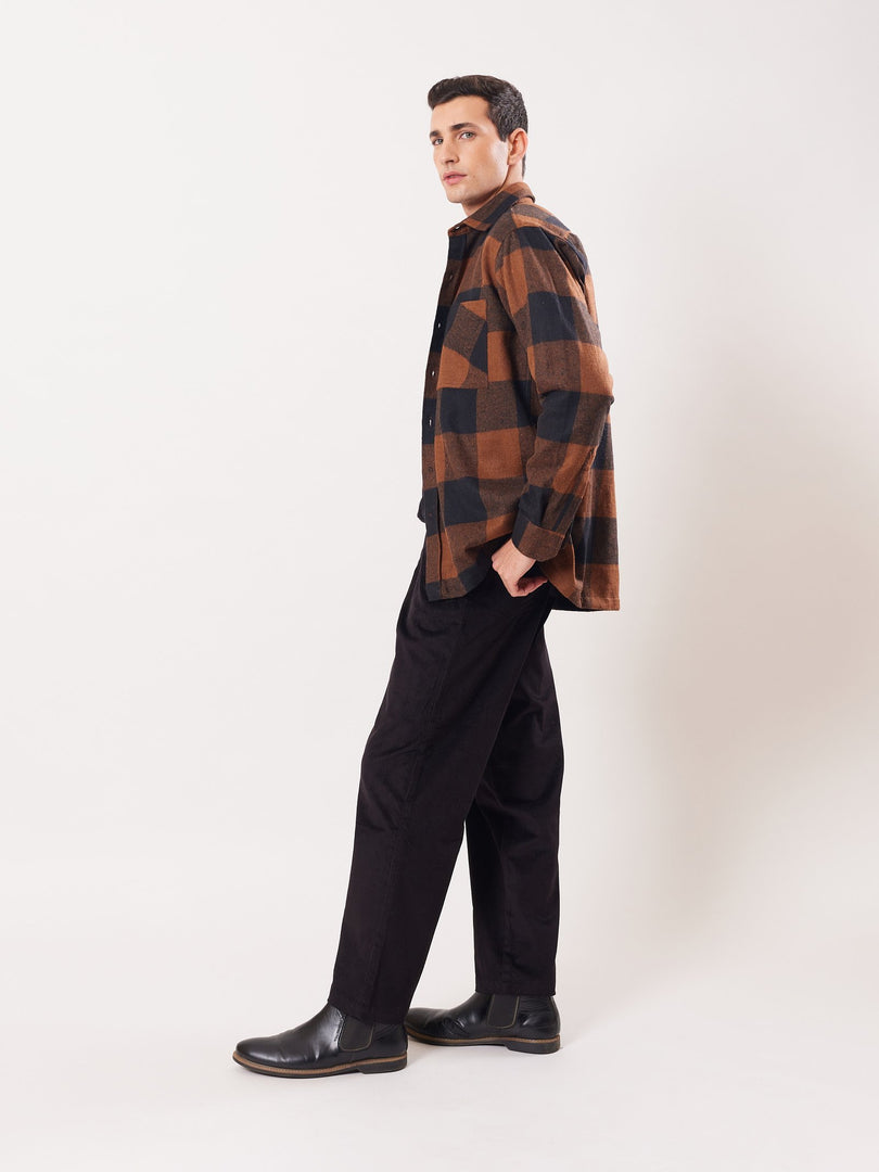 Relaxed Fit Plaid Shacket