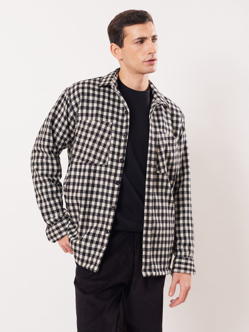 Relaxed Fit Plaid Shacket