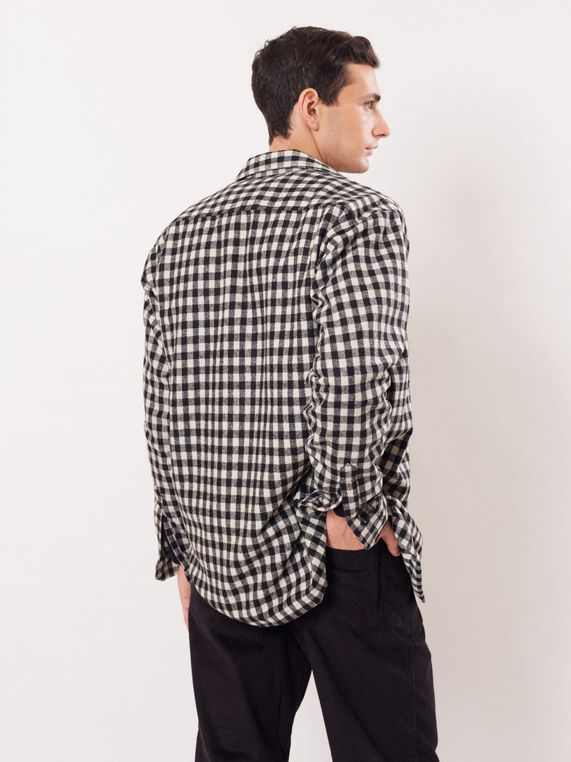 Relaxed Fit Plaid Shacket