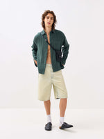 Load image into Gallery viewer, Teal Green Gauze Holiday Shirt
