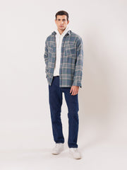 Relaxed Fit Plaid Shacket
