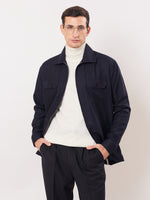 Load image into Gallery viewer, Relaxed Fit Textured Zipper Jacket
