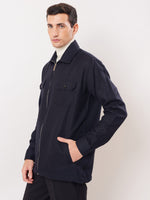 Load image into Gallery viewer, Relaxed Fit Textured Zipper Jacket
