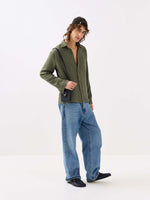 Load image into Gallery viewer, Sage Green Textured Gauze Holiday Shirt
