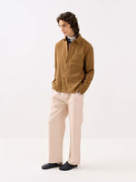 Load image into Gallery viewer, Wood Brown Gauze Holiday Shirt
