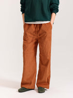 Load image into Gallery viewer, Rust Orange Corduroy Pull-on Pants