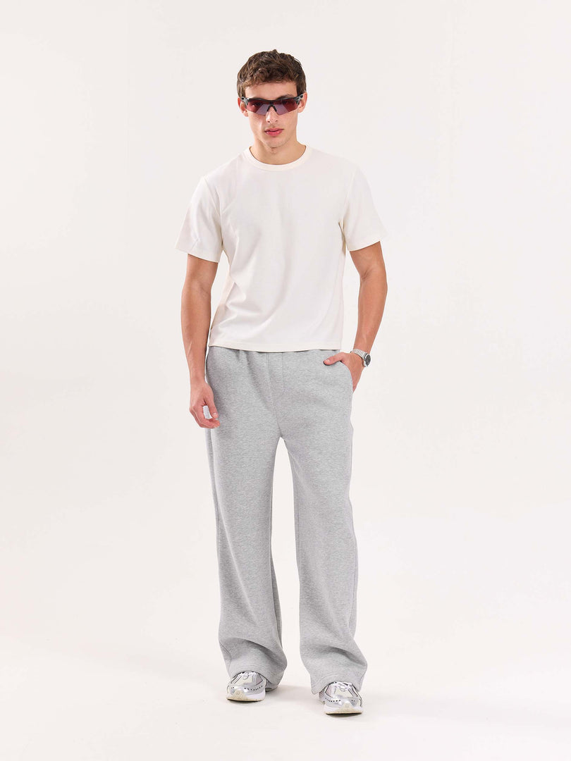 Marl Grey Fleece Sweatpants