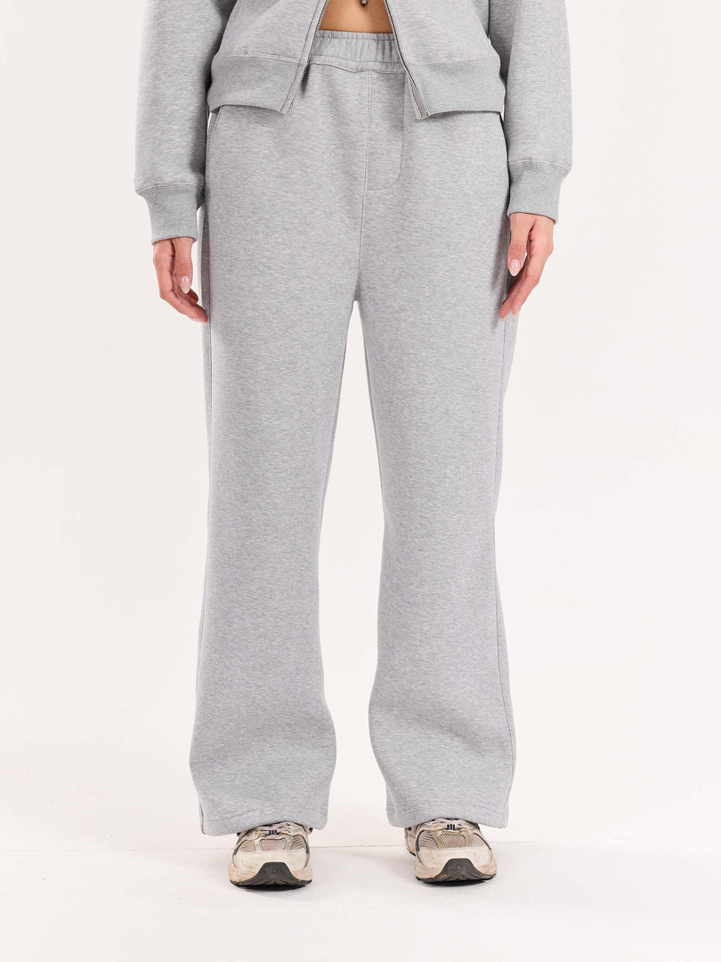 Marl Grey Fleece Sweatpants