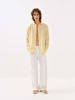 Load image into Gallery viewer, Yellow Striped Seersucker Shirt ( Pre-Order )
