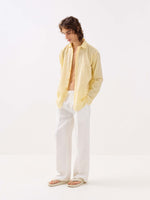 Load image into Gallery viewer, Yellow Striped Seersucker Shirt ( Pre-Order )
