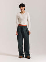 Load image into Gallery viewer, Teal Green Gauze Pull-on Pants