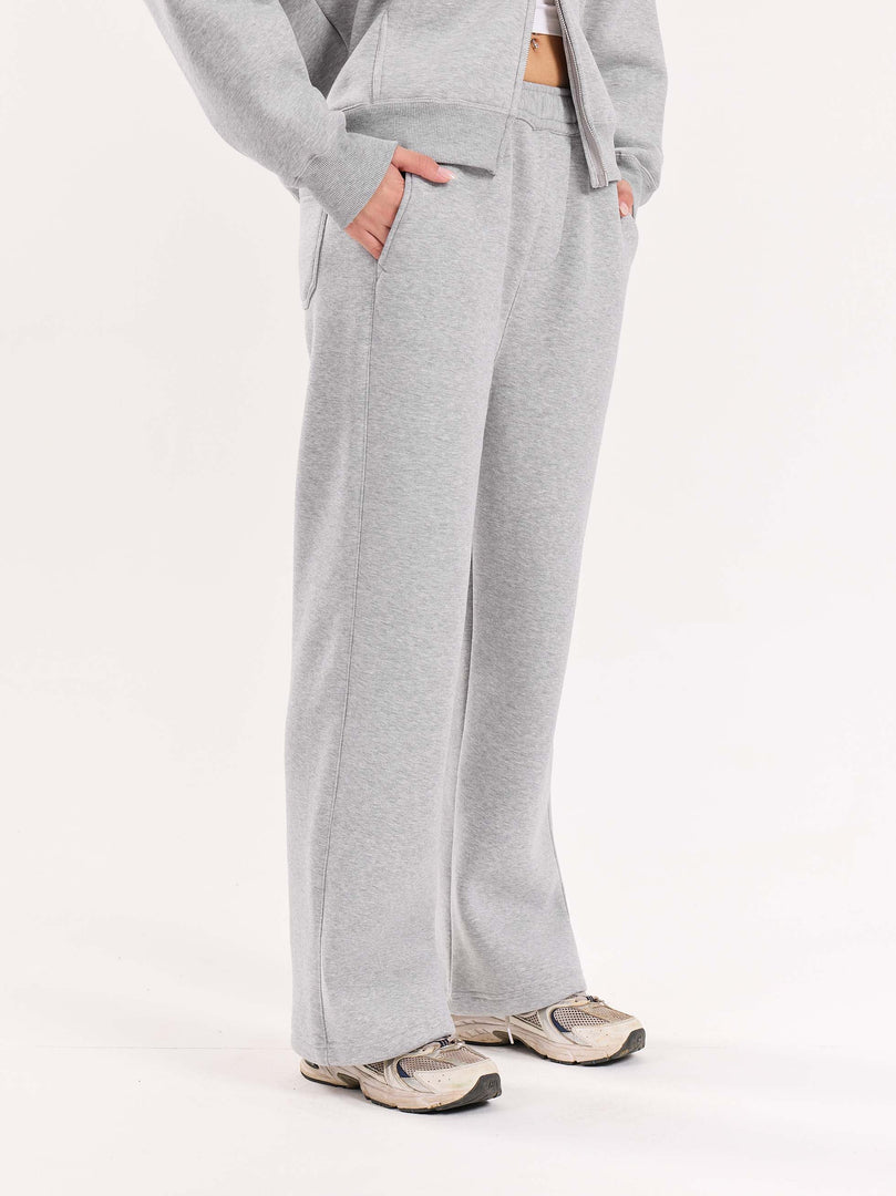 Marl Grey Fleece Sweatpants