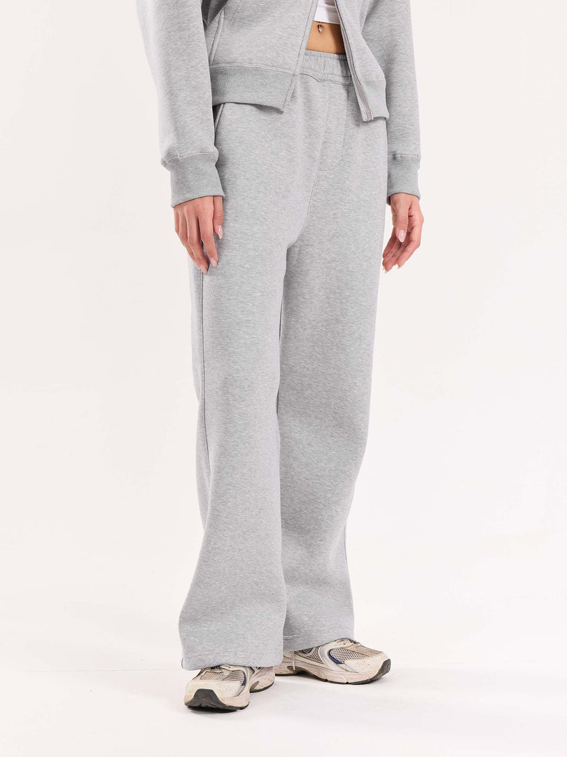 Marl Grey Fleece Sweatpants