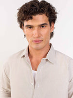 Load image into Gallery viewer, Relaxed Fit Brown Striped Shirt

