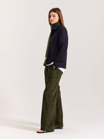 Load image into Gallery viewer, Olive Green Corduroy Pull-on Pants