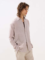 Load image into Gallery viewer, Brown Striped Seersucker Shirt
