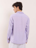 Load image into Gallery viewer, Lavender Gauze Holiday Shirt
