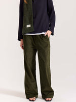 Load image into Gallery viewer, Olive Green Corduroy Pull-on Pants