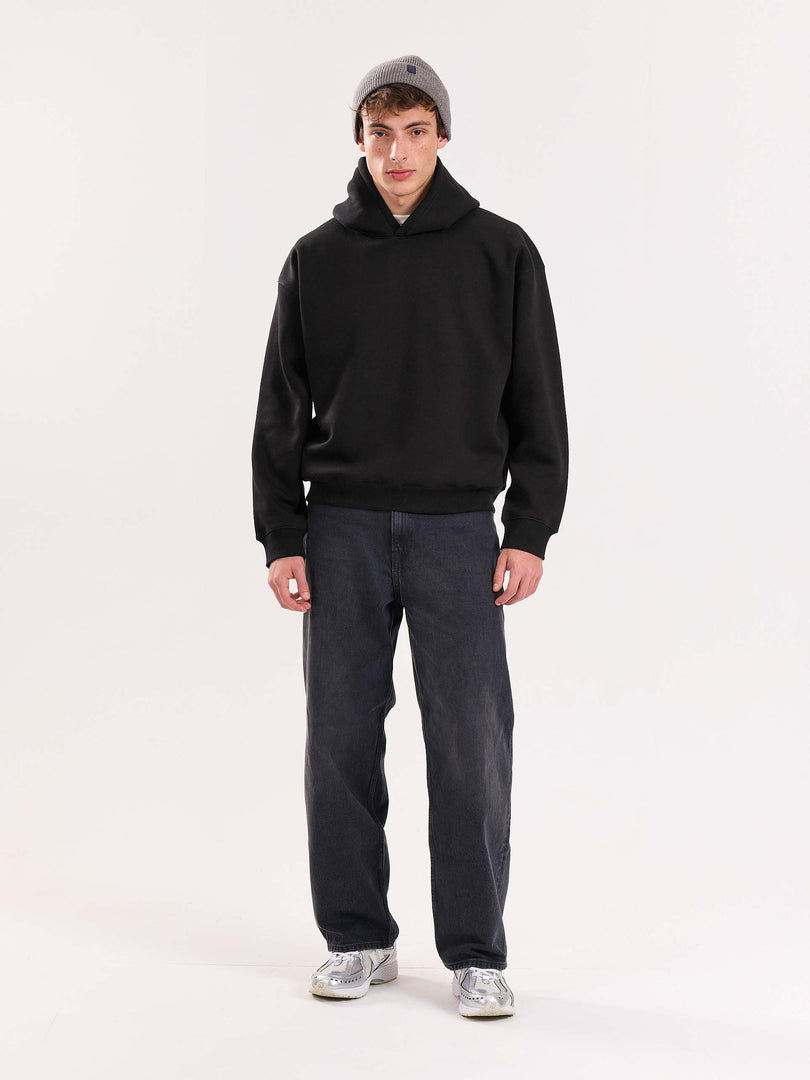 Black Cropped Fit Hoodie ( Pre-Order )