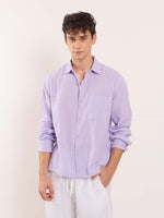 Load image into Gallery viewer, Lavender Gauze Holiday Shirt
