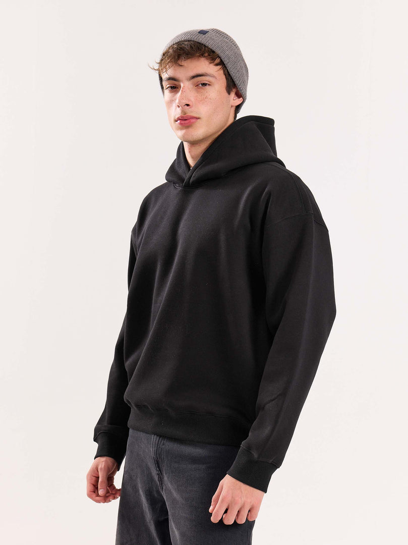 Black Cropped Fit Hoodie ( Pre-Order )