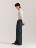 Load image into Gallery viewer, Teal Green Gauze Pull-on Pants