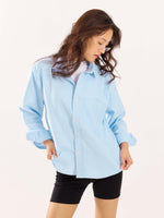 Load image into Gallery viewer, Sky Blue Oversized Cropped Shirt (Pre-Order)
