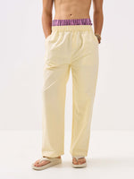 Load image into Gallery viewer, Lemon Yellow Oxford Pull-on Pants
