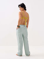 Load image into Gallery viewer, Green Oxford Pull-on Pants
