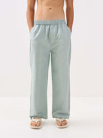 Load image into Gallery viewer, Green Oxford Pull-on Pants
