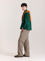 Load image into Gallery viewer, Beige Checkered Woolen Pants
