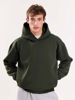 Load image into Gallery viewer, Dark Green Cropped Fit Hoodie ( Pre-Order )