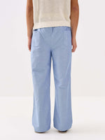 Load image into Gallery viewer, Blue Oxford Pull-on Pants
