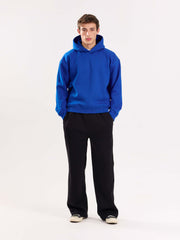 Blue Cropped Fit Hoodie