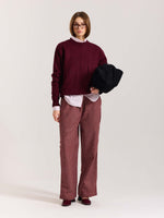 Load image into Gallery viewer, Red Checkered Woolen Pants